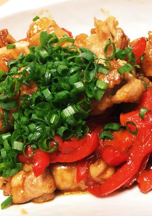 今夜のおかずはパプリカとシソ肉巻き！-レシピのメイン写真