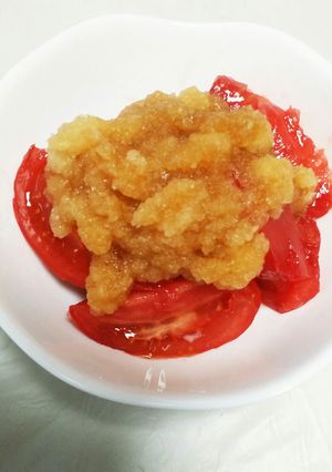 トマトと氷酢玉ねぎでさらに健康に♪-レシピのメイン写真