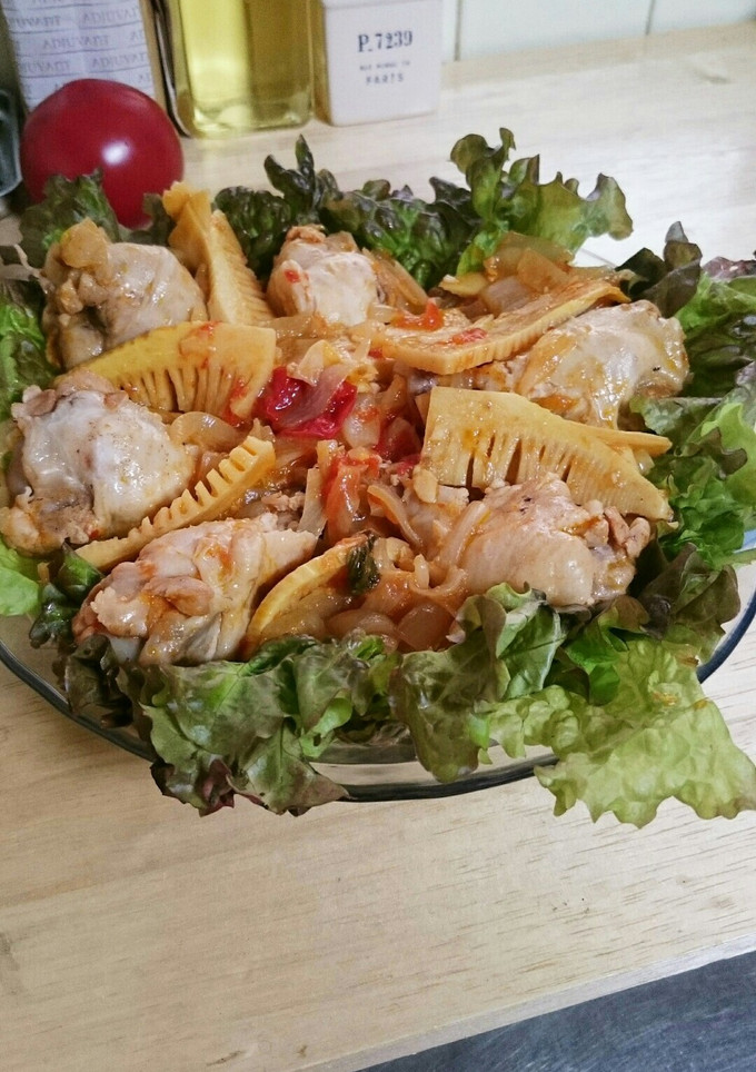 簡単☆筍と手羽元のトマト炒め煮-レシピのメイン写真