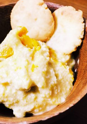 かぼちゃ煮:お豆腐アイス-レシピのメイン写真