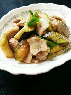 豚バラと茄子の中華炒め-レシピのメイン写真