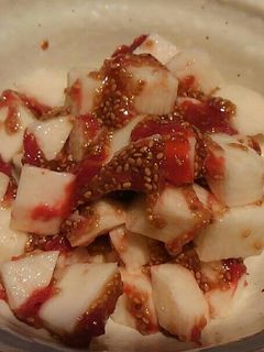 長芋の酢チアシード梅肉和え-レシピのメイン写真