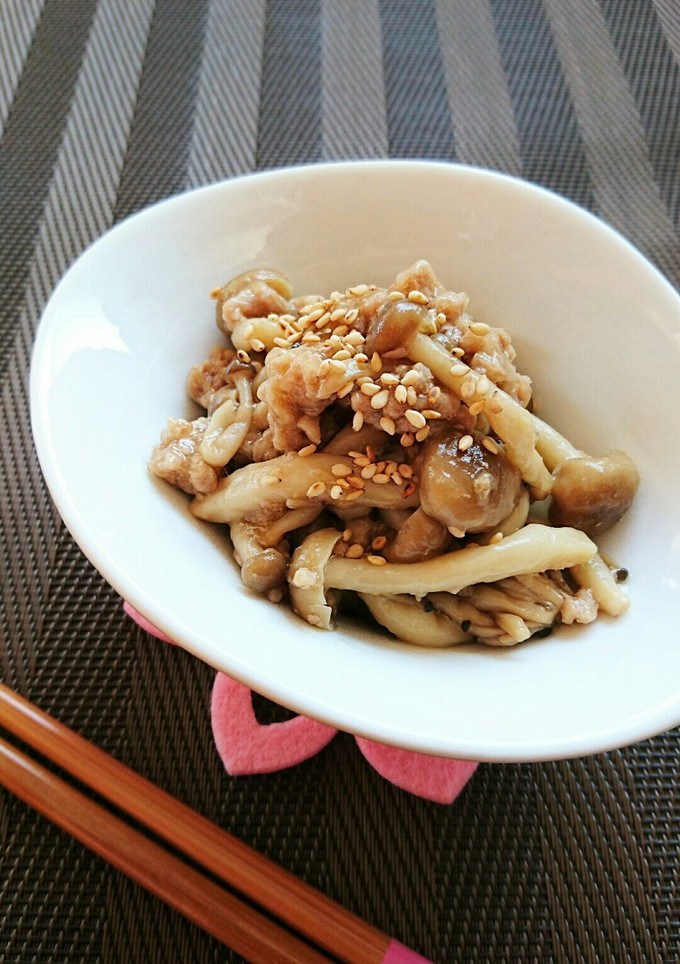 レンジで簡単☆しめじのそぼろ煮。-レシピのメイン写真