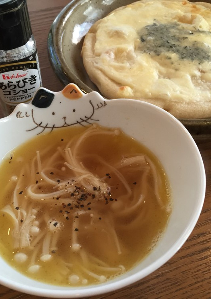 えのきだけとバターの簡単濃厚スープ-レシピのメイン写真