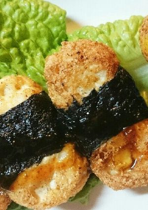 ふんわり☆豆腐とツナの磯辺揚げ-レシピのメイン写真