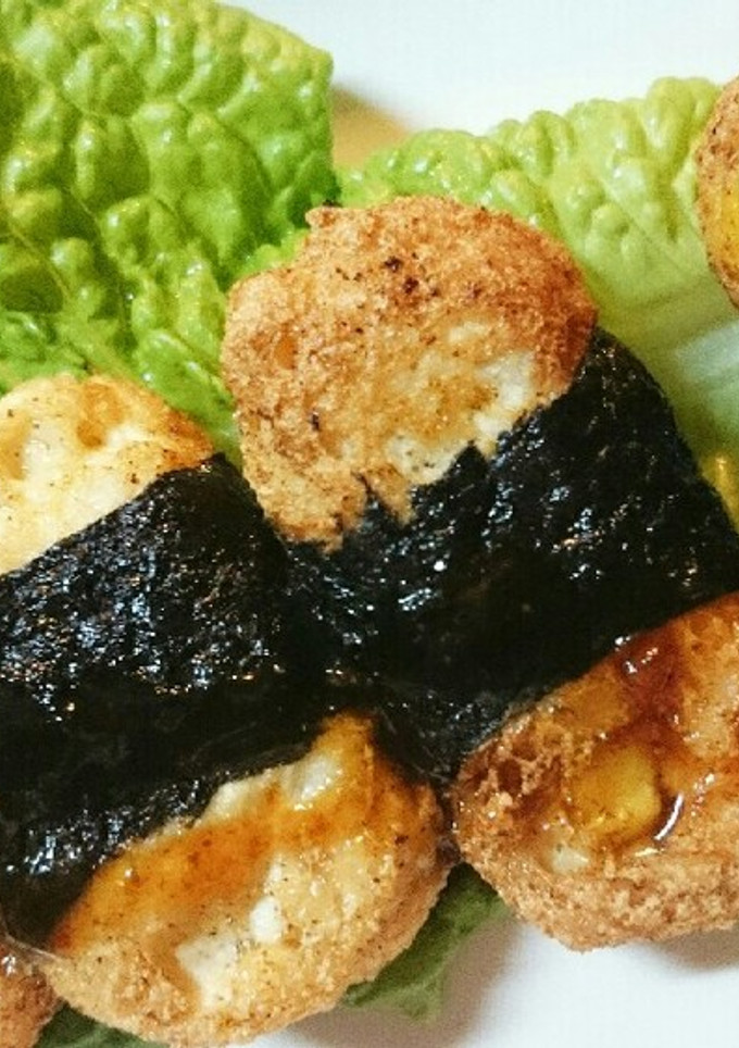 ふんわり☆豆腐とツナの磯辺揚げ-レシピのメイン写真