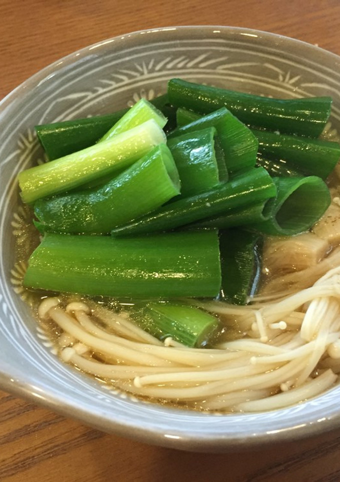 ネギとエノキの中華風簡単濃厚スープ-レシピのメイン写真