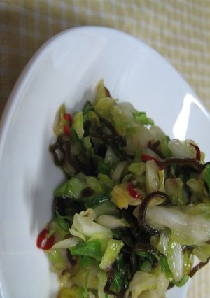 キャベツ♡♥塩昆布レモン風味サラダ-レシピのメイン写真