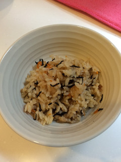 離乳食完了期 鶏肉とひじきの炊き込みご飯-レシピのメイン写真