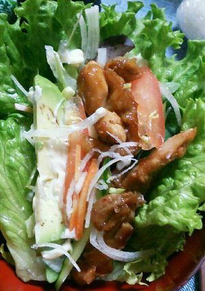 野菜と一緒に♪テリヤキチキン☆-レシピのメイン写真