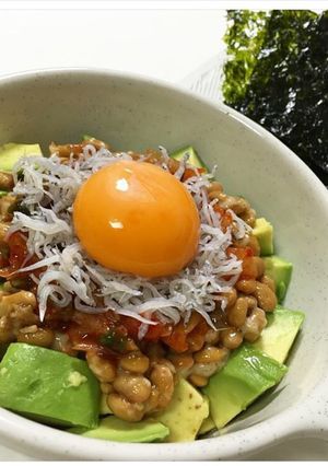 納豆とアボガドの栄養満点メニュー-レシピのメイン写真