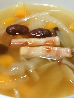 豆とベーコンの香味野菜スープ♪-レシピのメイン写真