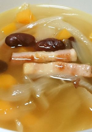 豆とベーコンの香味野菜スープ♪-レシピのメイン写真