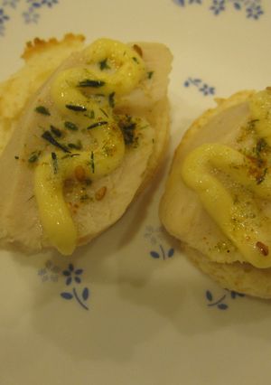 サラダチキンのカナッペ風-レシピのメイン写真