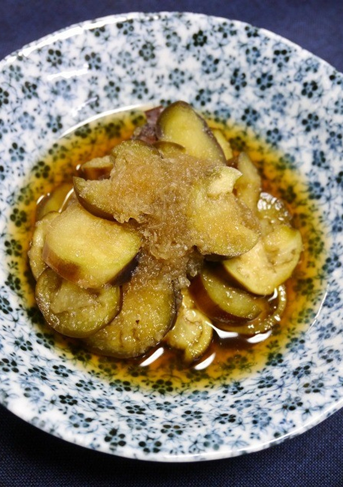 簡単！とろとろ茄子のおろし生姜煮-レシピのメイン写真