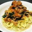 ラ王の冷やし中華de豚キム冷麺