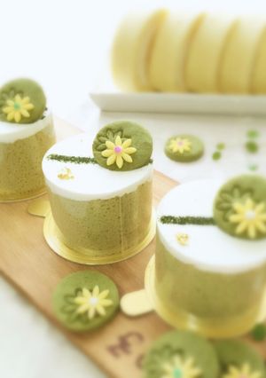 抹茶の小さなケーキ-レシピのメイン写真