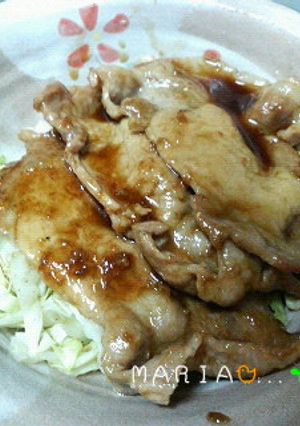 母の味！ご飯がススム！しょうが焼き-レシピのメイン写真