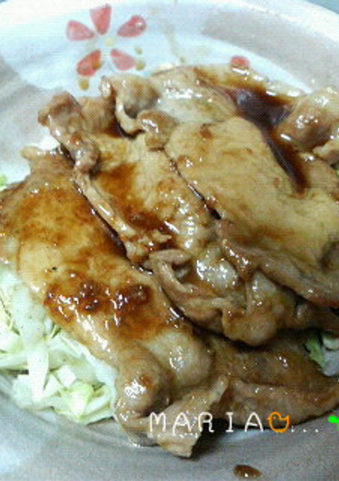 母の味！ご飯がススム！しょうが焼き-レシピのメイン写真