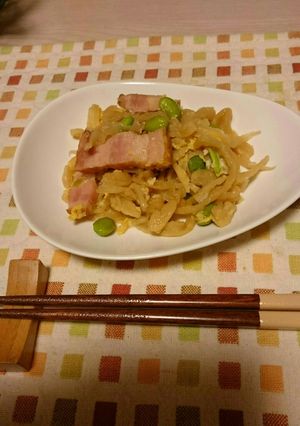 婆ちゃんの切り干し大根とベーコンの炒め-レシピのメイン写真