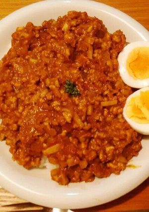 鶏ひき肉でドライカレー♪-レシピのメイン写真