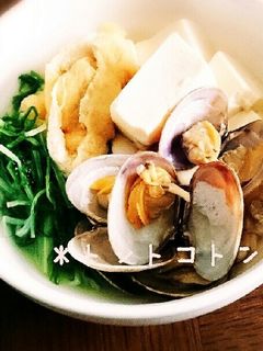 あさり鍋( ´ ▽ ` )ノ☆-レシピのメイン写真