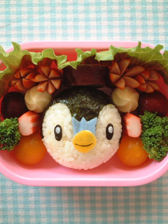 簡単キャラ弁(ポッチャマ)-レシピのメイン写真