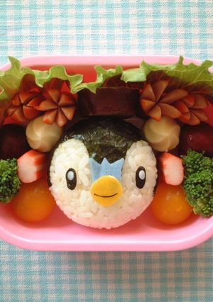 簡単キャラ弁（ポッチャマ）-レシピのメイン写真