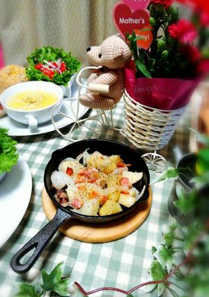 スキレットでジャーマンポテト-レシピのメイン写真