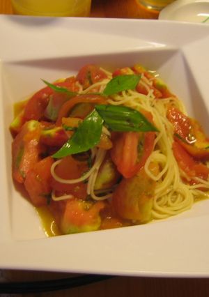 トマトの冷製パスタ-レシピのメイン写真
