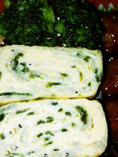 ちりめん&海苔入り玉子焼き(弁当用)-レシピのメイン写真