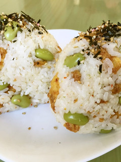 ☆イカフライ 枝豆 おにぎり-レシピのメイン写真