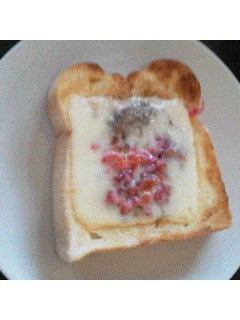 桜えび鰹節チーズソースマヨトースト-レシピのメイン写真