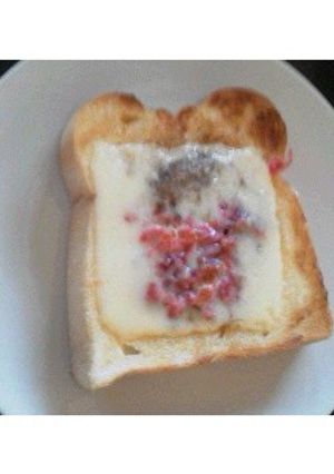 桜えび鰹節チーズソースマヨトースト-レシピのメイン写真