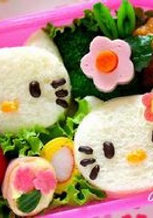 サンドイッチキティ（キャラ弁）-レシピのメイン写真