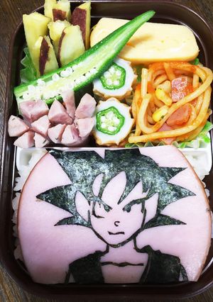 ドラゴンボール★のりアートキャラ弁-レシピのメイン写真