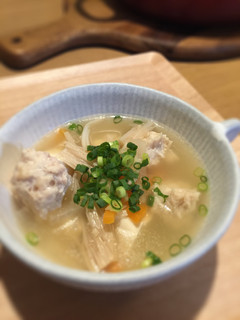 中華風鶏団子スープ♪( ´▽`)-レシピのメイン写真