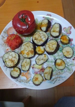 トマトとなすの、ごまサラダ-レシピのメイン写真