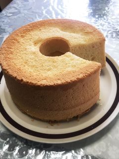 プレーンシフォンケーキ-レシピのメイン写真