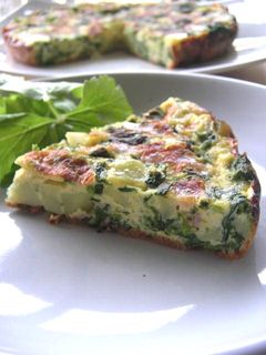 ほうれん草☆じゃがいも☆オムレツケーキ-レシピのメイン写真