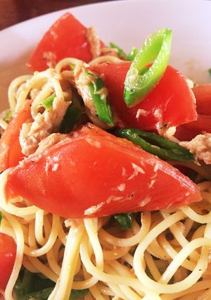 手抜きランチ♪スナップえんどうパスタ-レシピのメイン写真