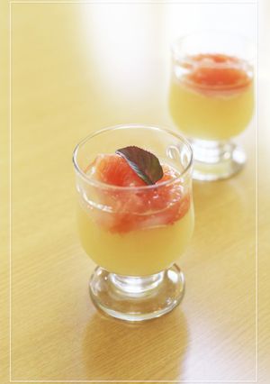 爽やか♡グレープフルーツゼリー-レシピのメイン写真
