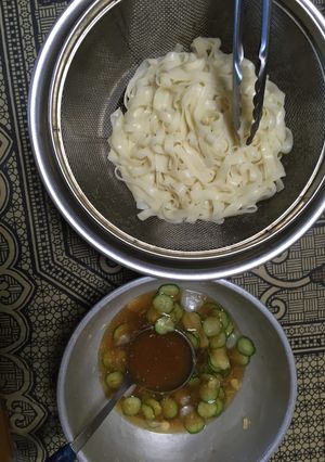 冷やしひもかわうどん-レシピのメイン写真