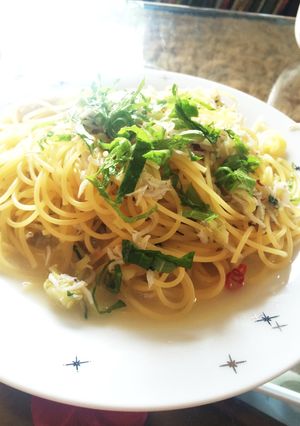 シラスと茗荷と紫蘇のパスタ-レシピのメイン写真
