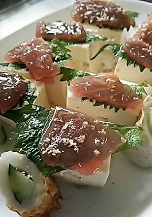 マグロと豆腐の中華風サラダ-レシピのメイン写真