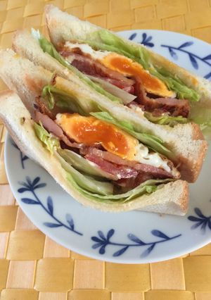 簡単朝ごはん☆ＢＬＴサンド-レシピのメイン写真