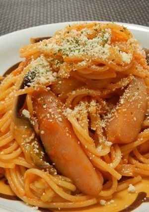 ピリッとオトナのナポリタン-レシピのメイン写真
