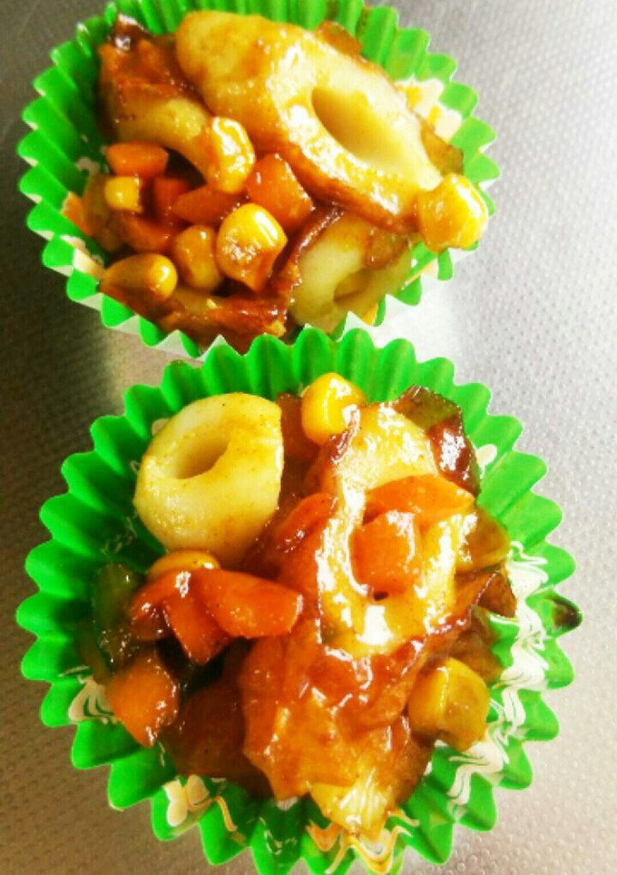 ちくわカレー照りやき炒め冷凍O.K-レシピのメイン写真