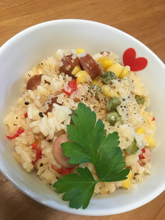 洋風炊き込み?ピラフ?ご飯-レシピのメイン写真