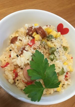 洋風炊き込み?ピラフ?ご飯-レシピのメイン写真